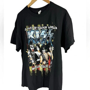 KISS  2014 world tour shirt men’s XL